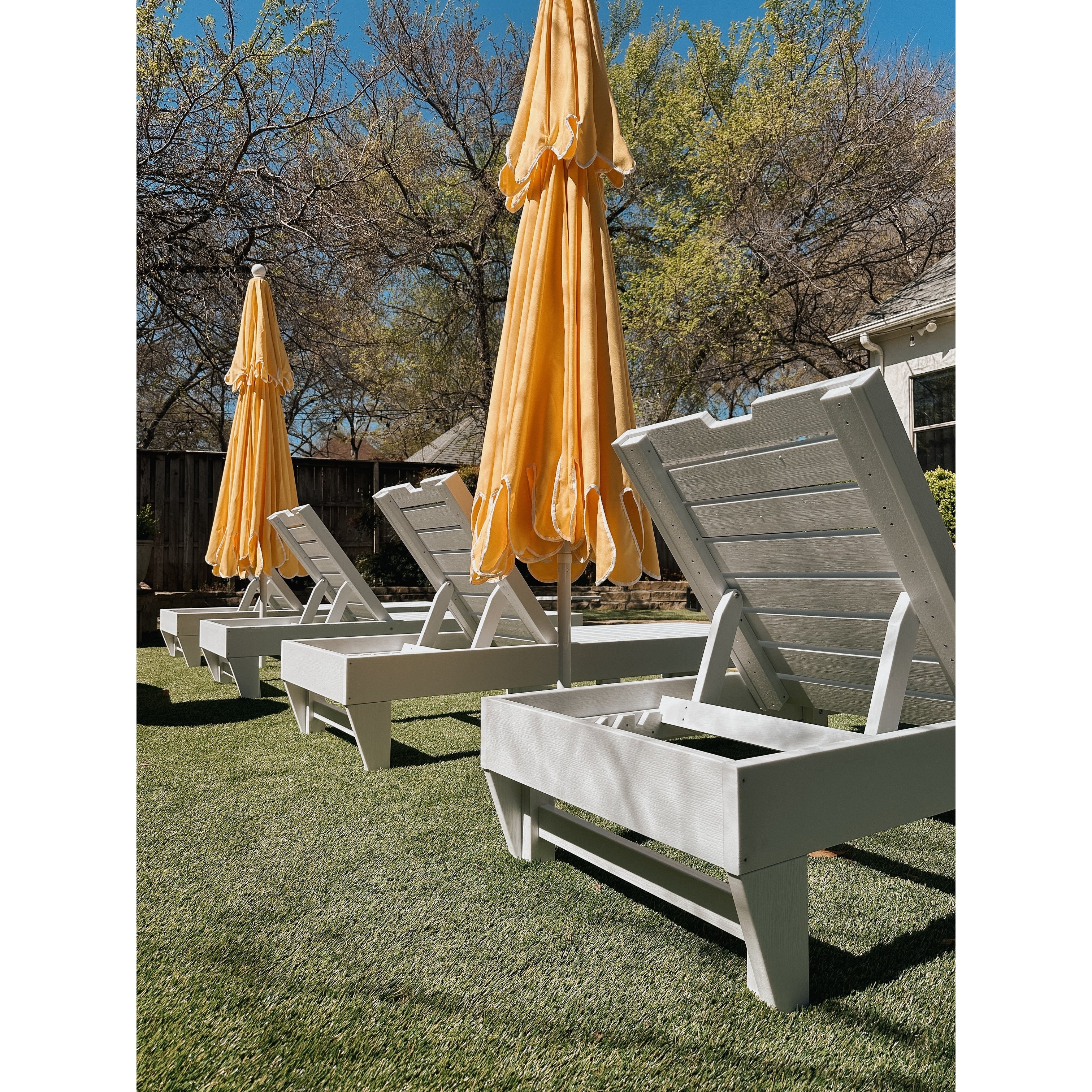 Highwood Professional Commercial Grade Pinehurst Chaise Lounge