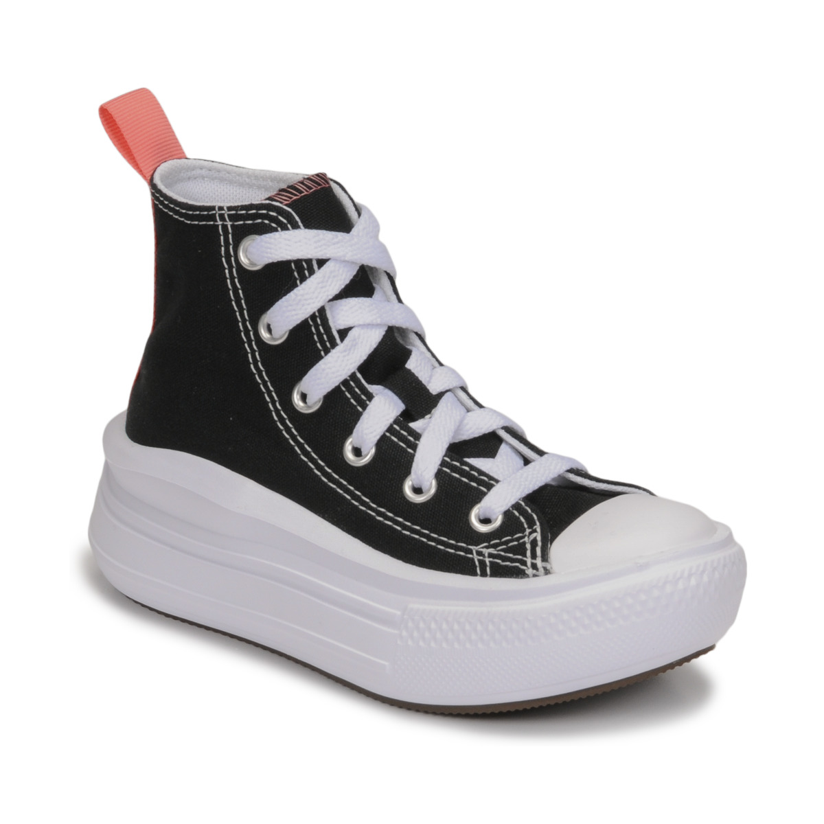 Converse - CHUCK TAYLOR ALL STAR MOVE CANVAS HI - Black / Pink