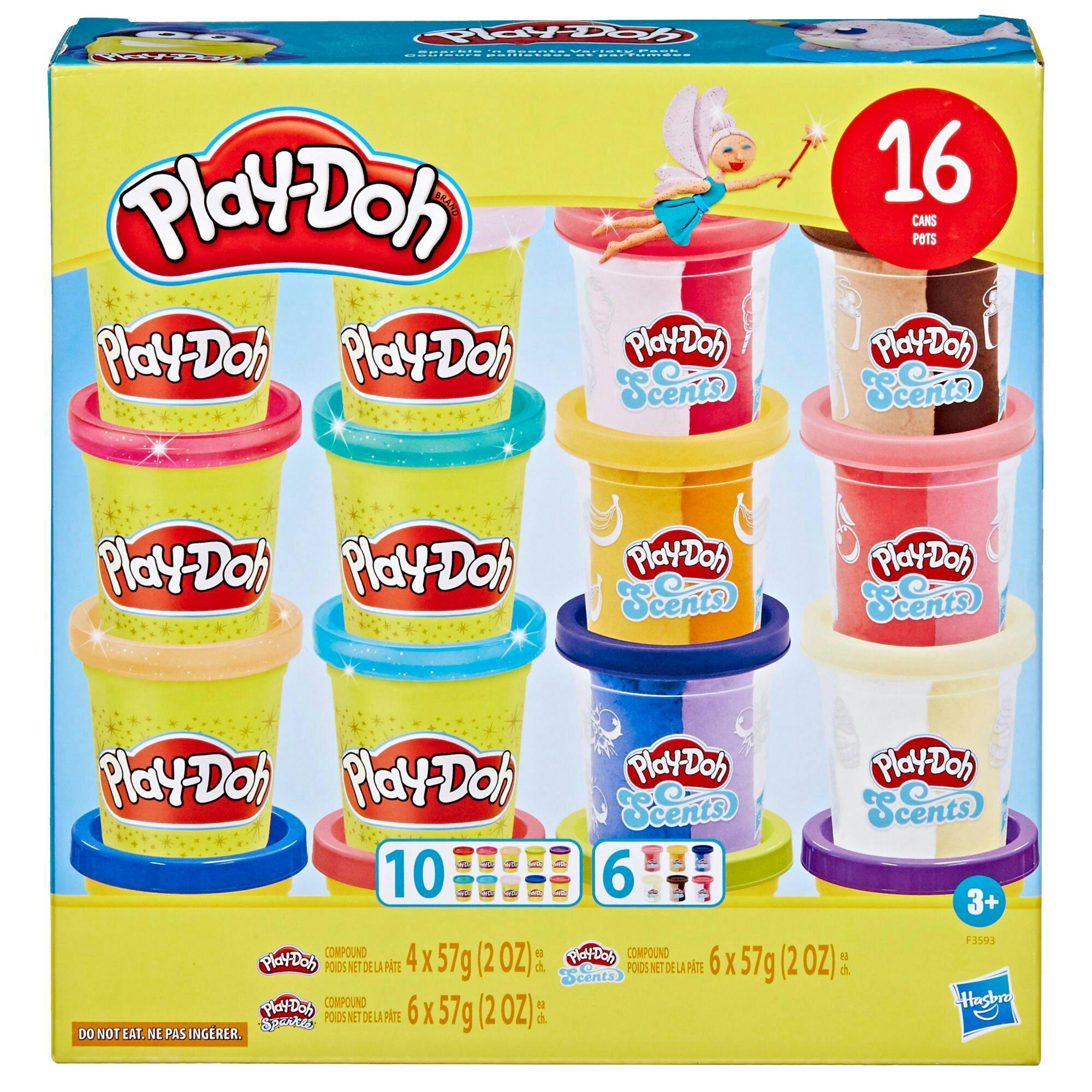 Play Doh Sparkle & Scents Variety Pack, Ages 3+