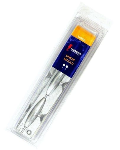 Seahorse 4oz Barrel Sinker Mould - Made In Australia