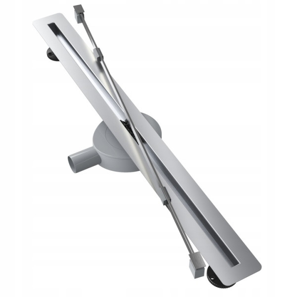 Odpływ liniowy pod płytkę 80 cm stal syfon brodzik Luno inox