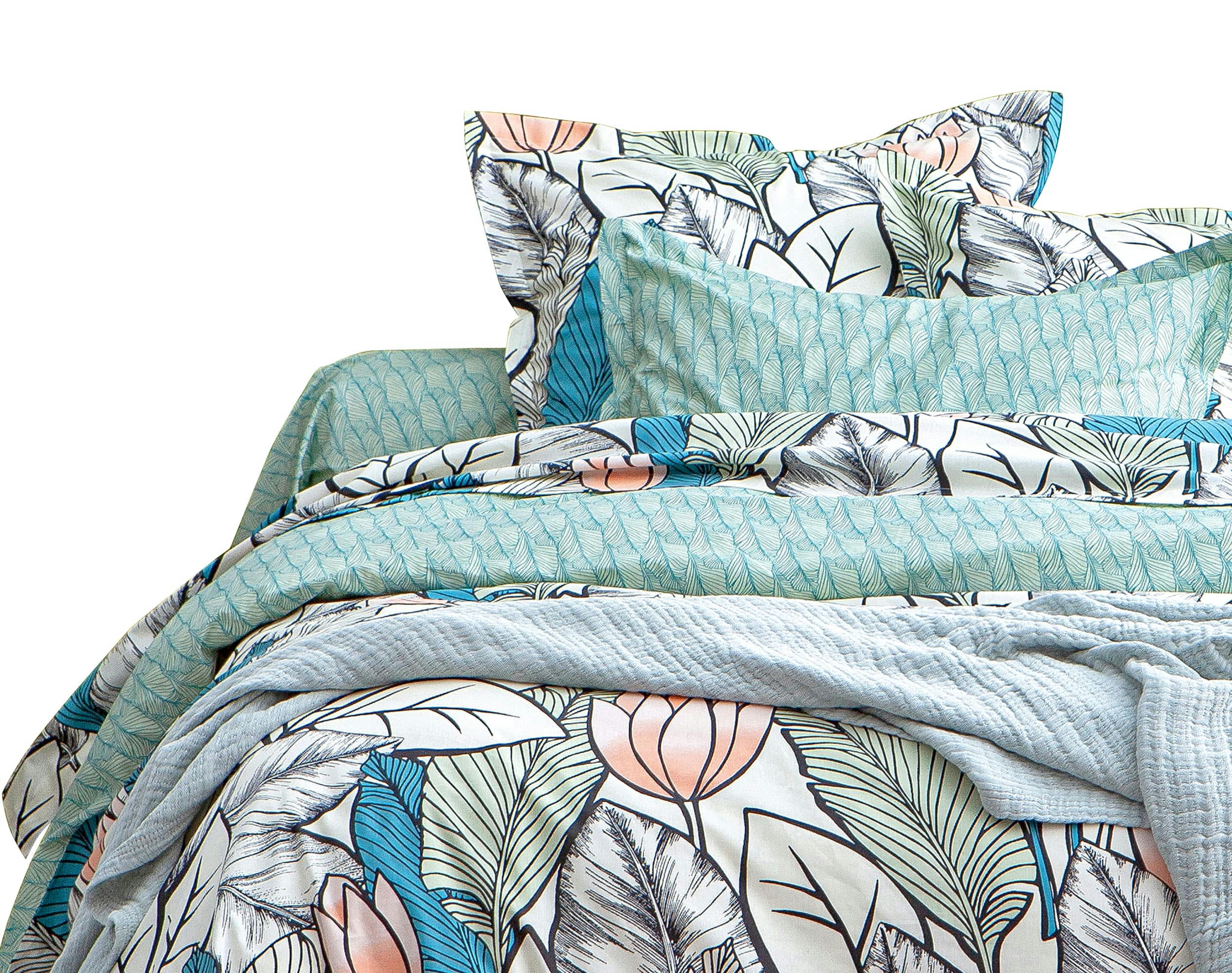 POEMA - Housse de couette 200x200 en coton multicolore