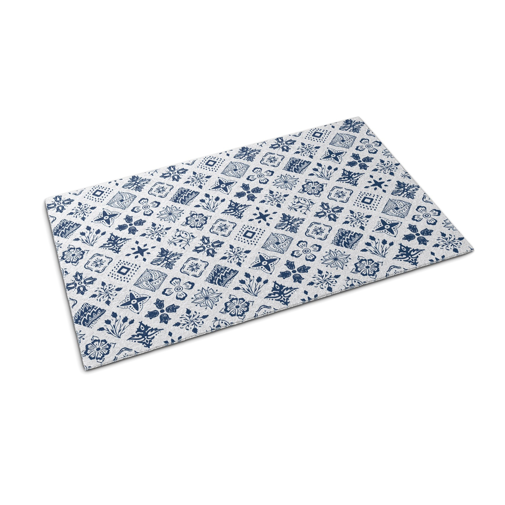 Wycieraczka domowa 60x40 Kwiaty Abstrakcja kolorowy design Tulup