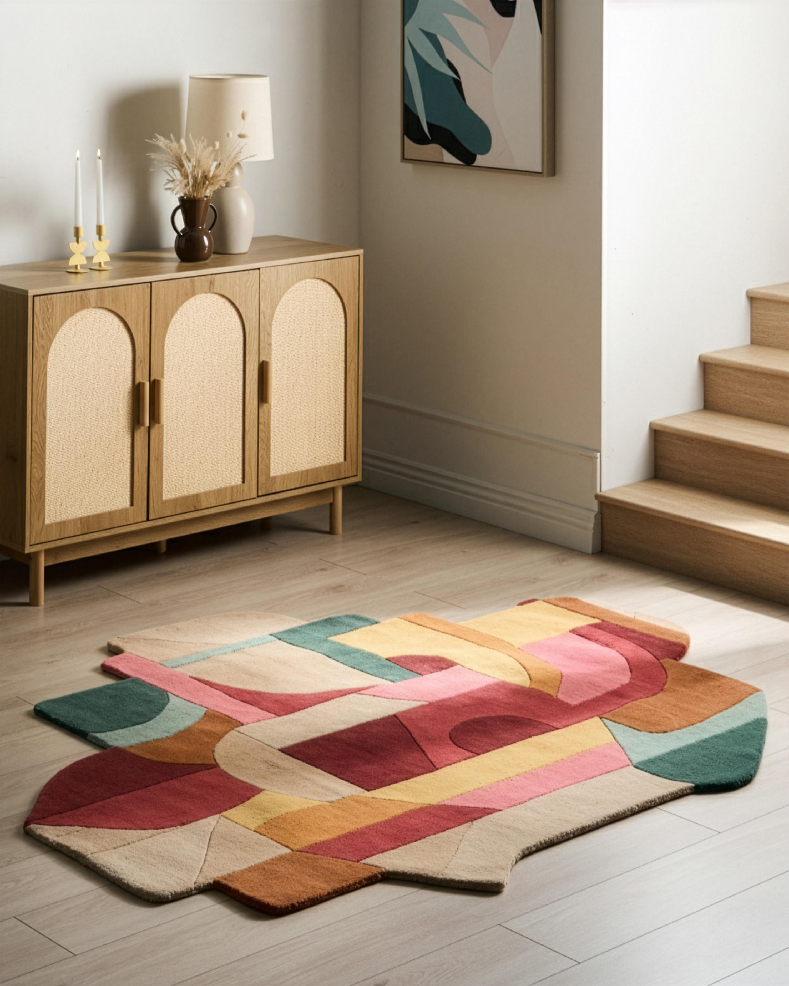 Rug INDORE Multicolour 160 x 230 cm Wool