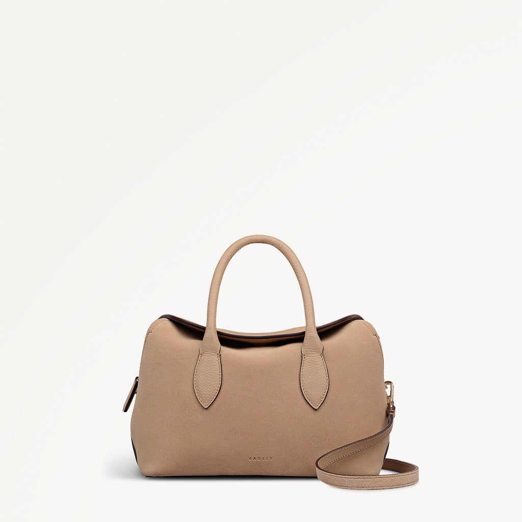 Liverpool Gardens - Suede - Small Ziptop Grab