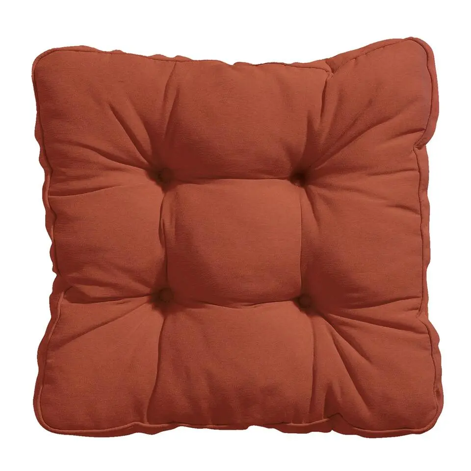 Madison - Zitkussen Florance Panama terra - Ca. 47x47 cm - Set van 4