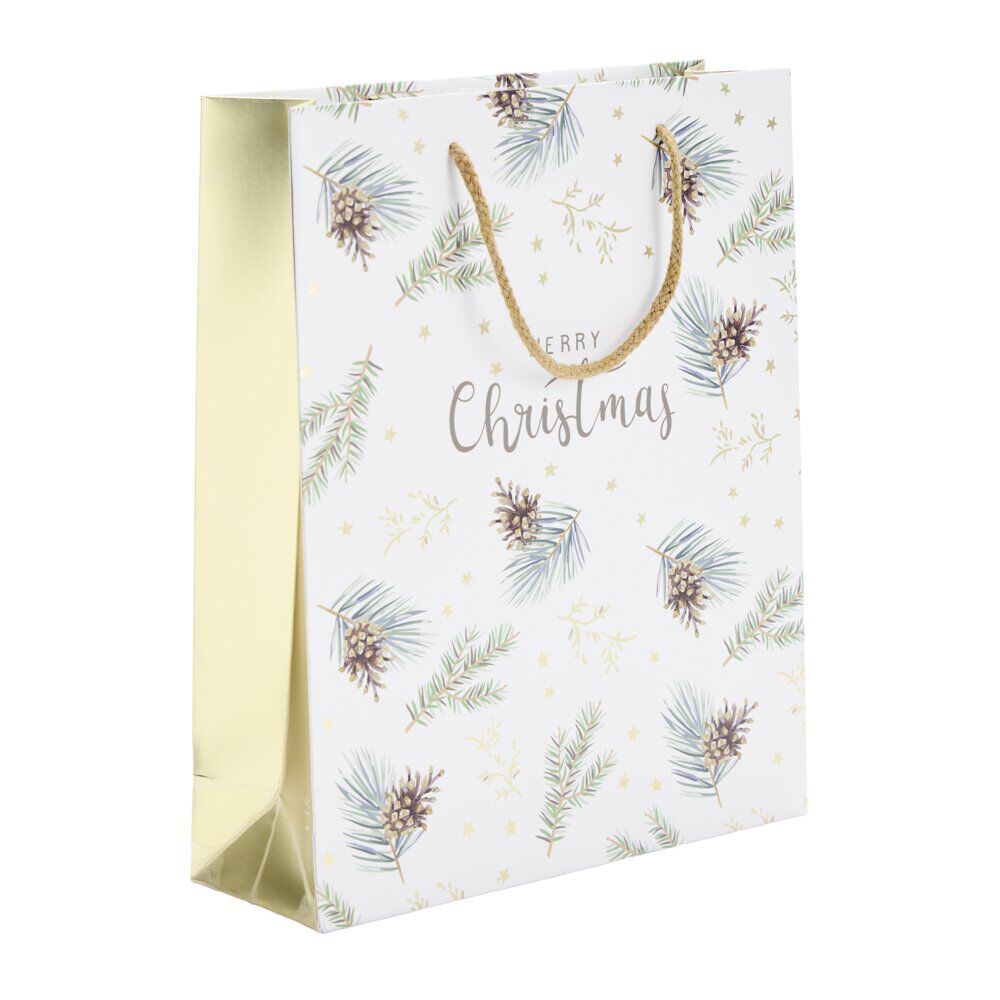 Sac cadeau de No&euml;l moyen modèle H32cm (2 modèles)