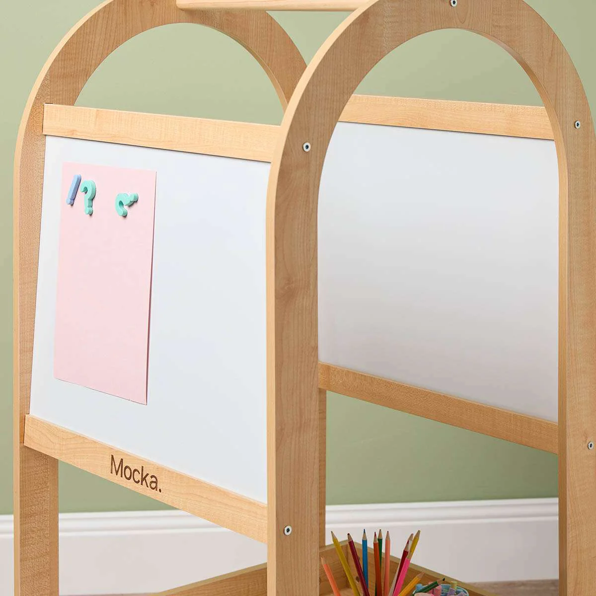 3 In 1 Black And White Board