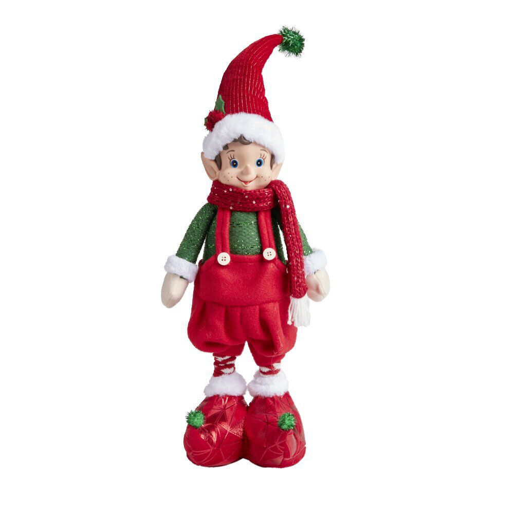 Décoration lutin farceur jambes extensibles H80cm