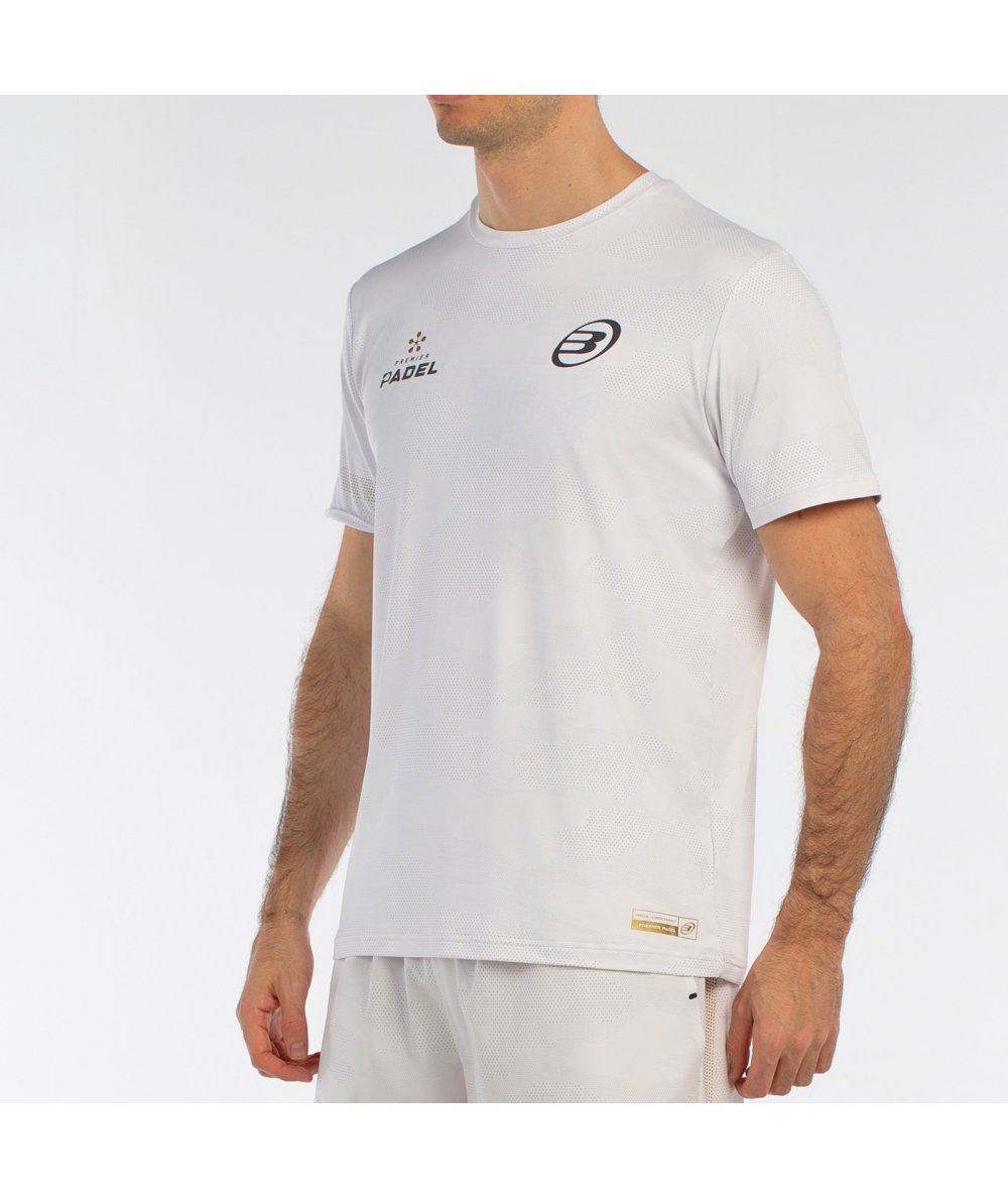 CAMISETA BULLPADEL BIZME BLANCO