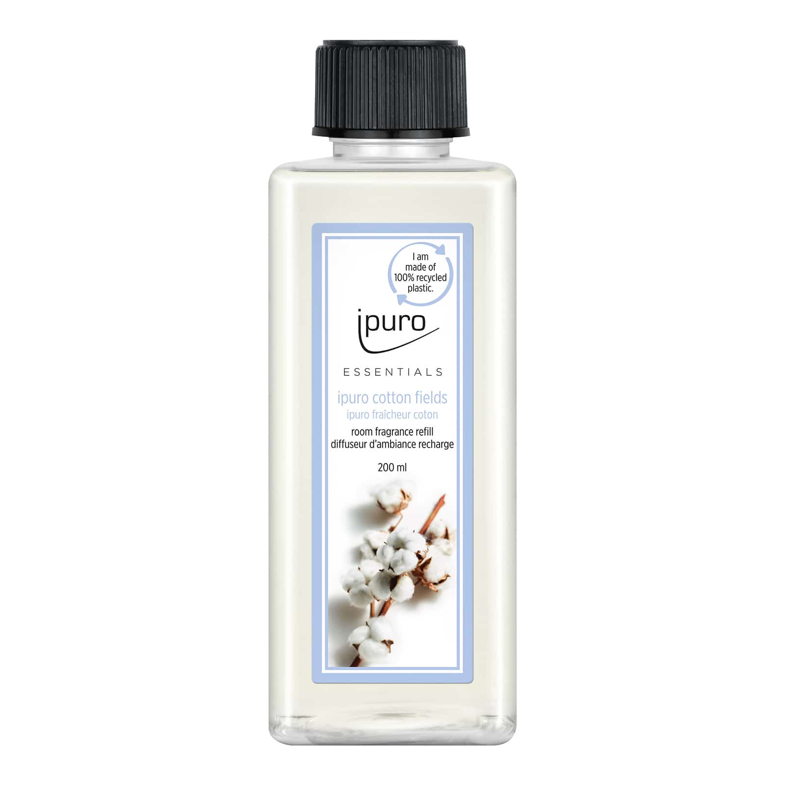 ipuro ESSENTIALS Nachfüllpack Cotton Fields Blau, 200 ml