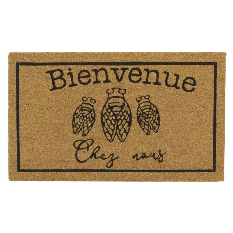 - Paillasson coco intérieur extérieur 75 x 45 cm cigales bienvenue chez