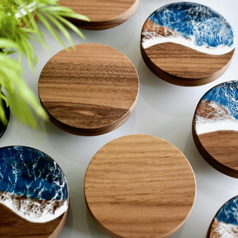 NATURE - Patère naturel en bois D12cm