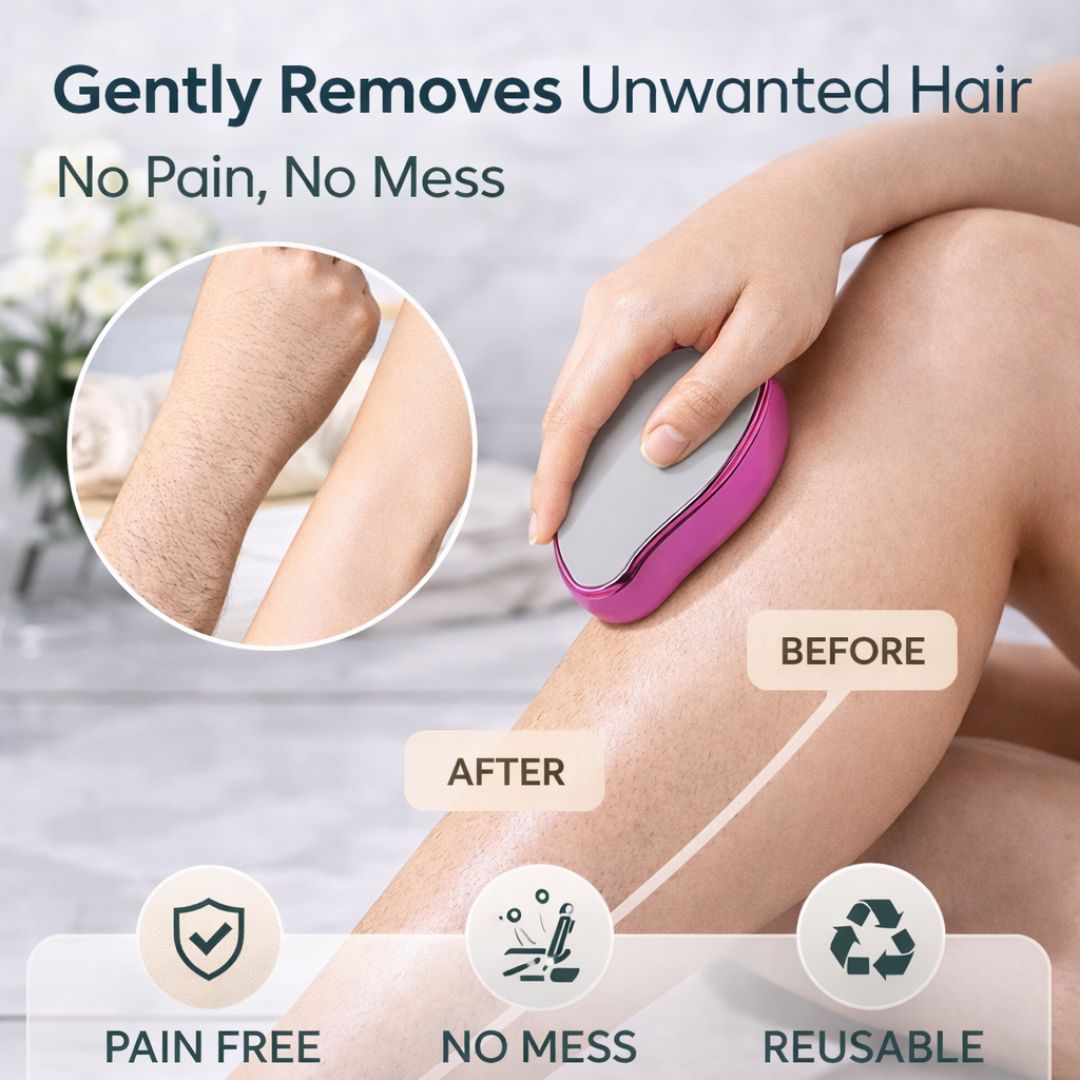Lovii Reusable Hair Removal Pad for Smooth Skin Grooming