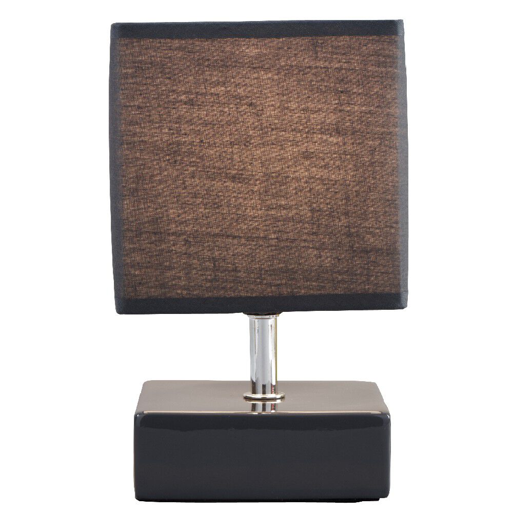 Lampe carrée grise