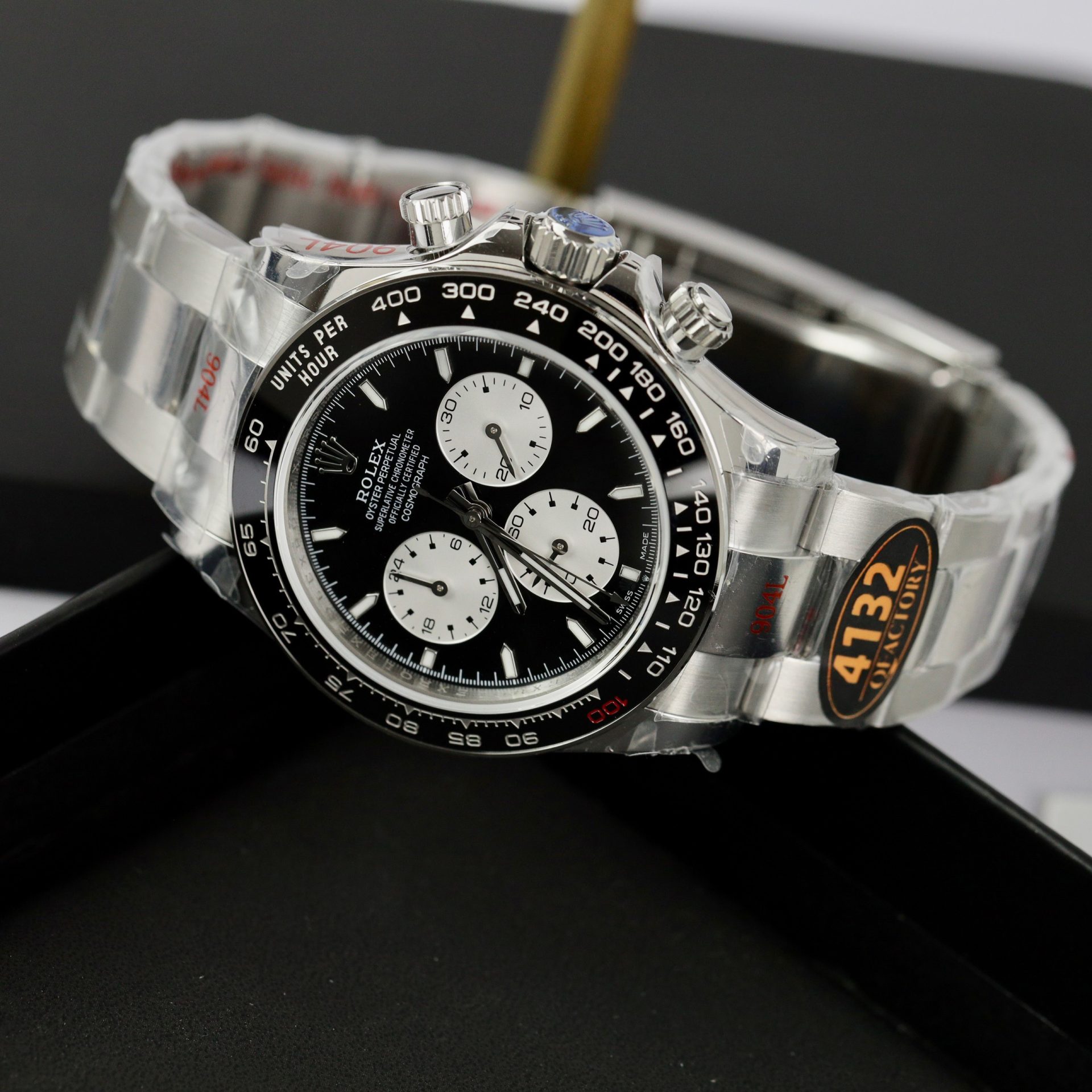 Rolex Daytona 126529LN 904L Steel Black Dial 40mm Oyster Super Clone