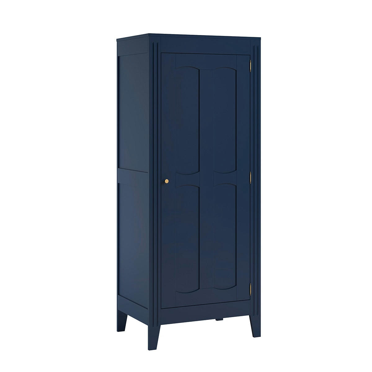MILENNE - Armoire 1 porte bleu