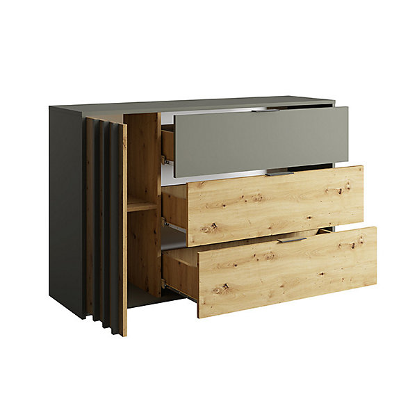 Commode 3 tiroirs   1 porte Rimini