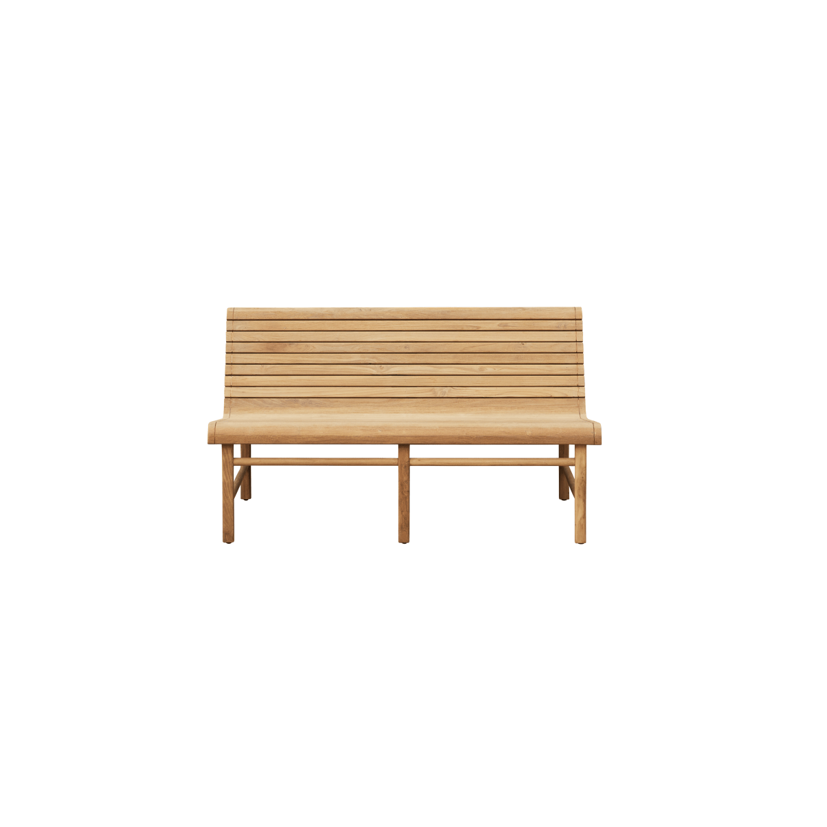 Tikamoon - 2-zits tuinbank van gerecycled massief teak Hélen