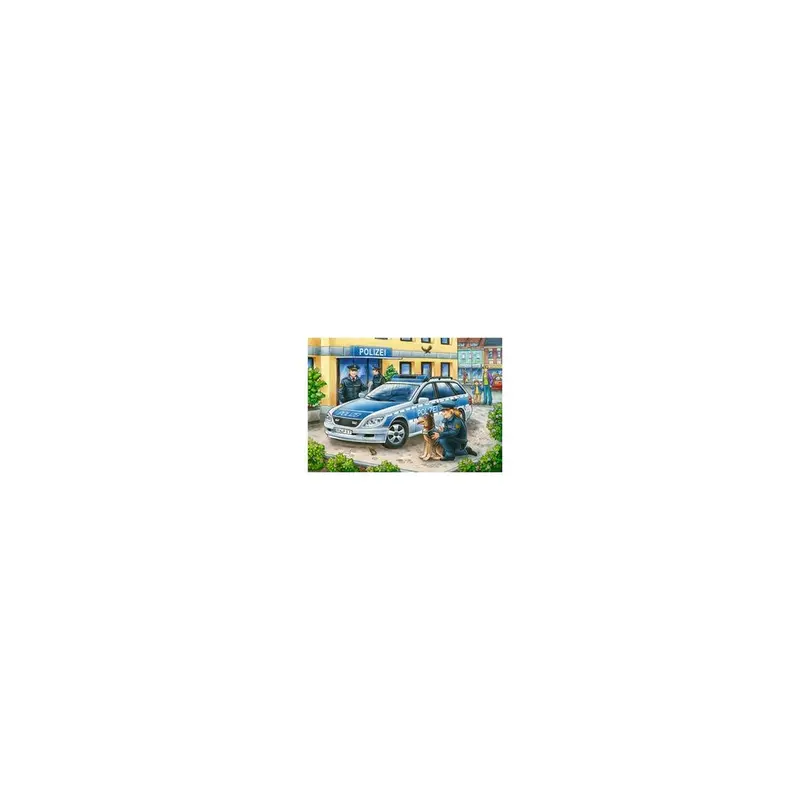 Puzzle 2er-Set Polizei und Feuerwehr
