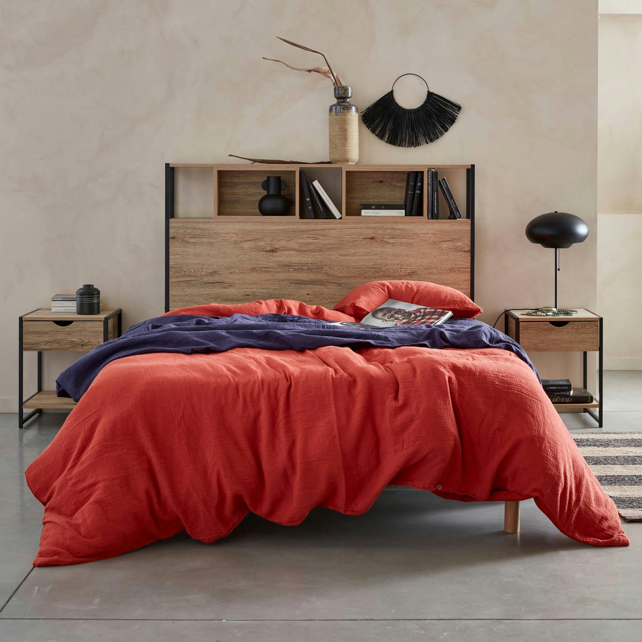 LOFT - Tête de lit 7 compartiments + 4 niches