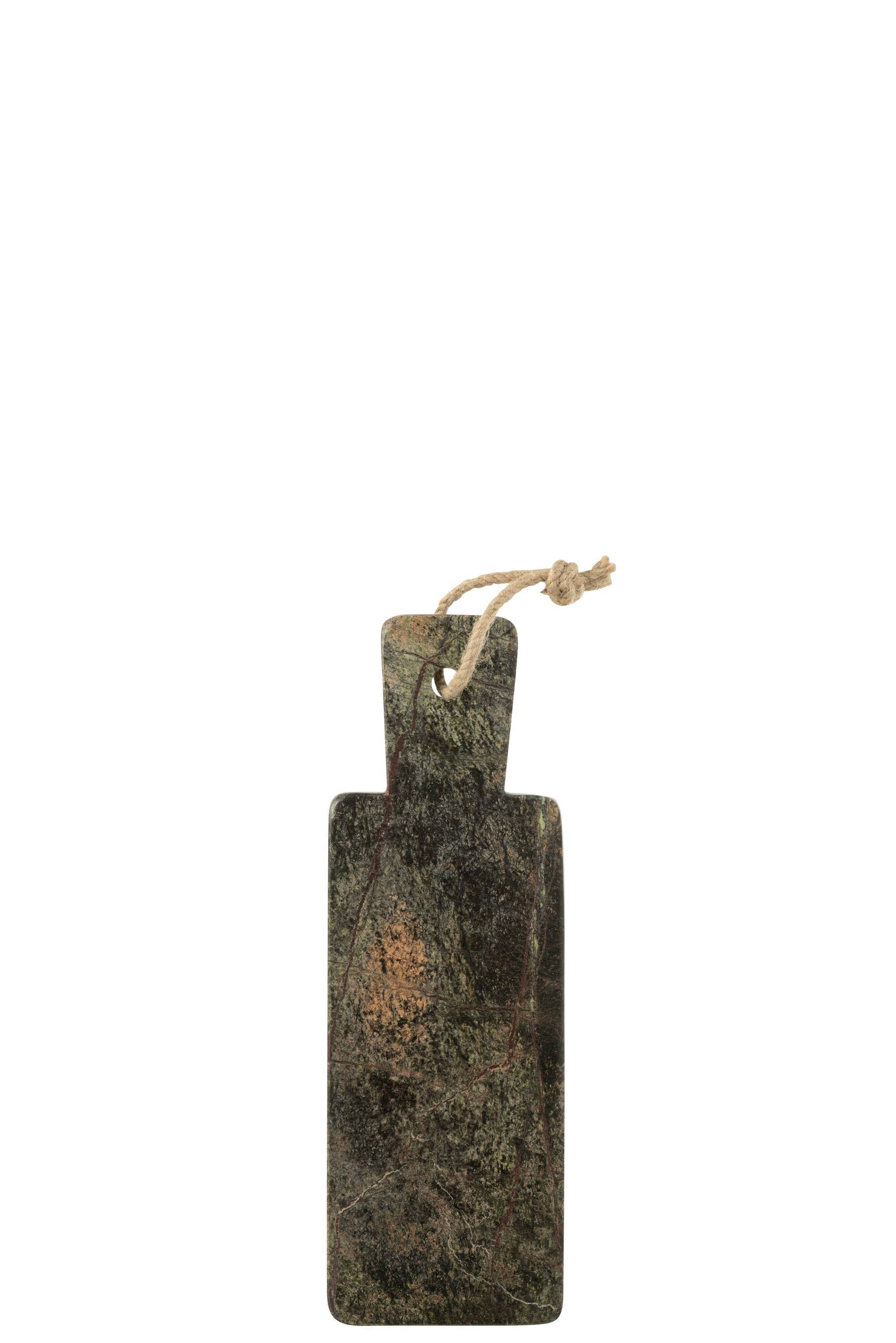 J-Line kaasplank Rechthoek Marmer - steen - kakigroen donker