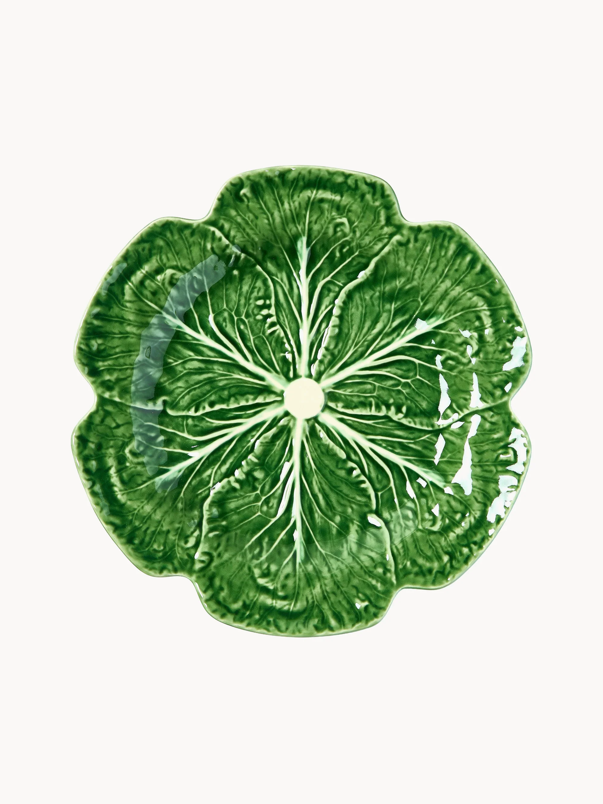 Handbemalte Servierschüsseln Cabbage, 2er-Set
