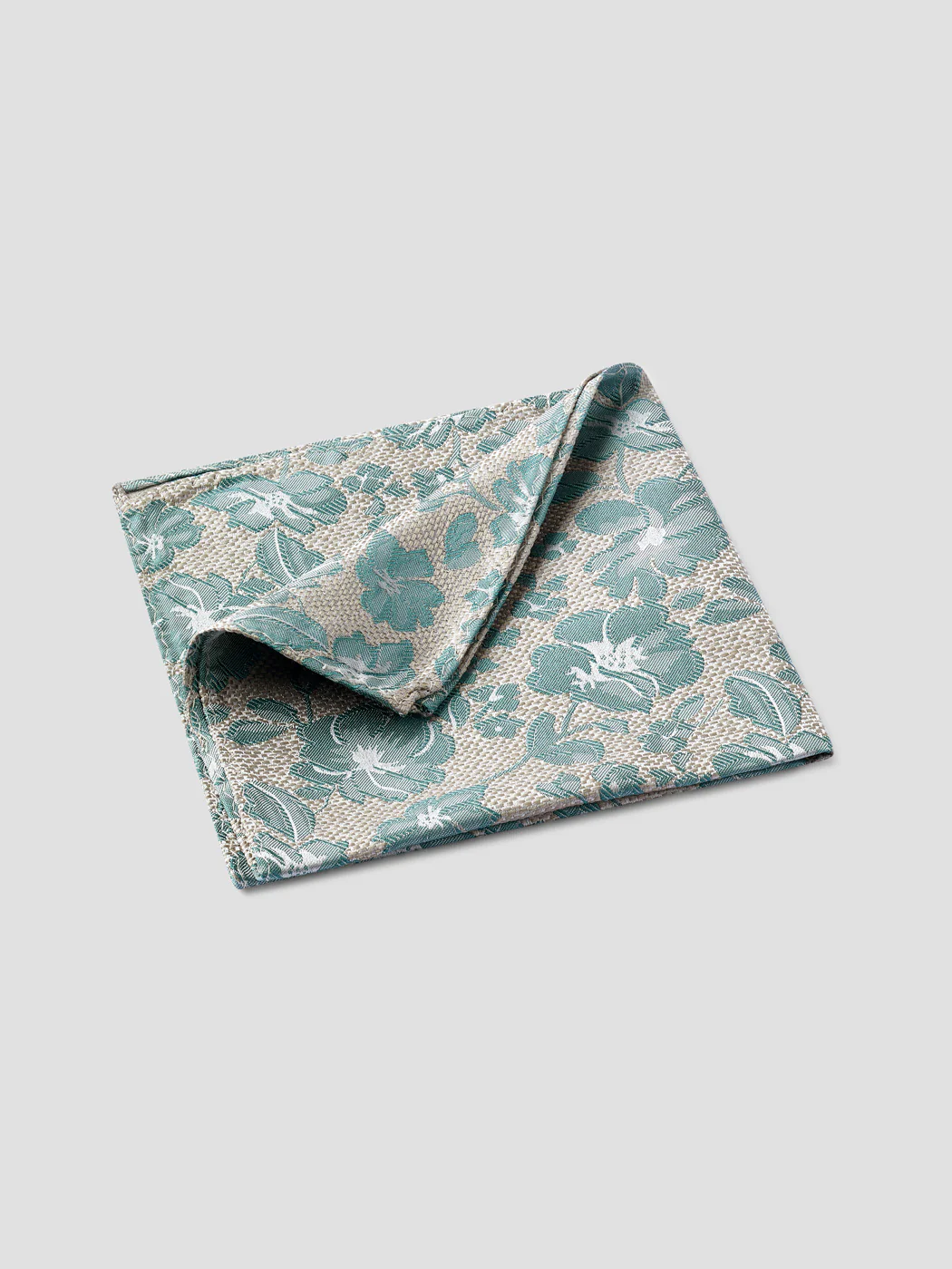 Pochette en soie fleuri