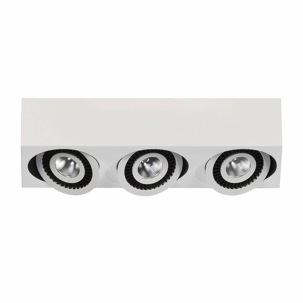 Highlight spot Eye - 3 lichts - 37 x 9  cm - wit