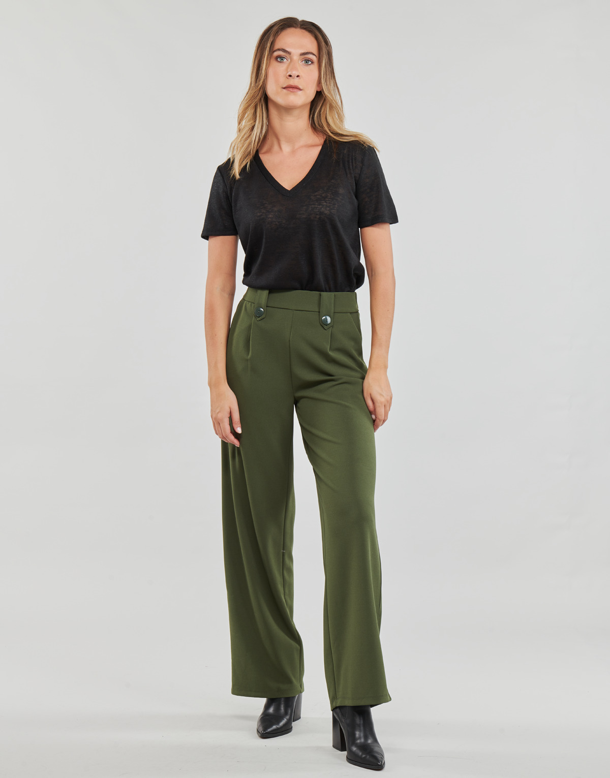 Only - ONLSANIA BUTTON PANT JRS - Kaki