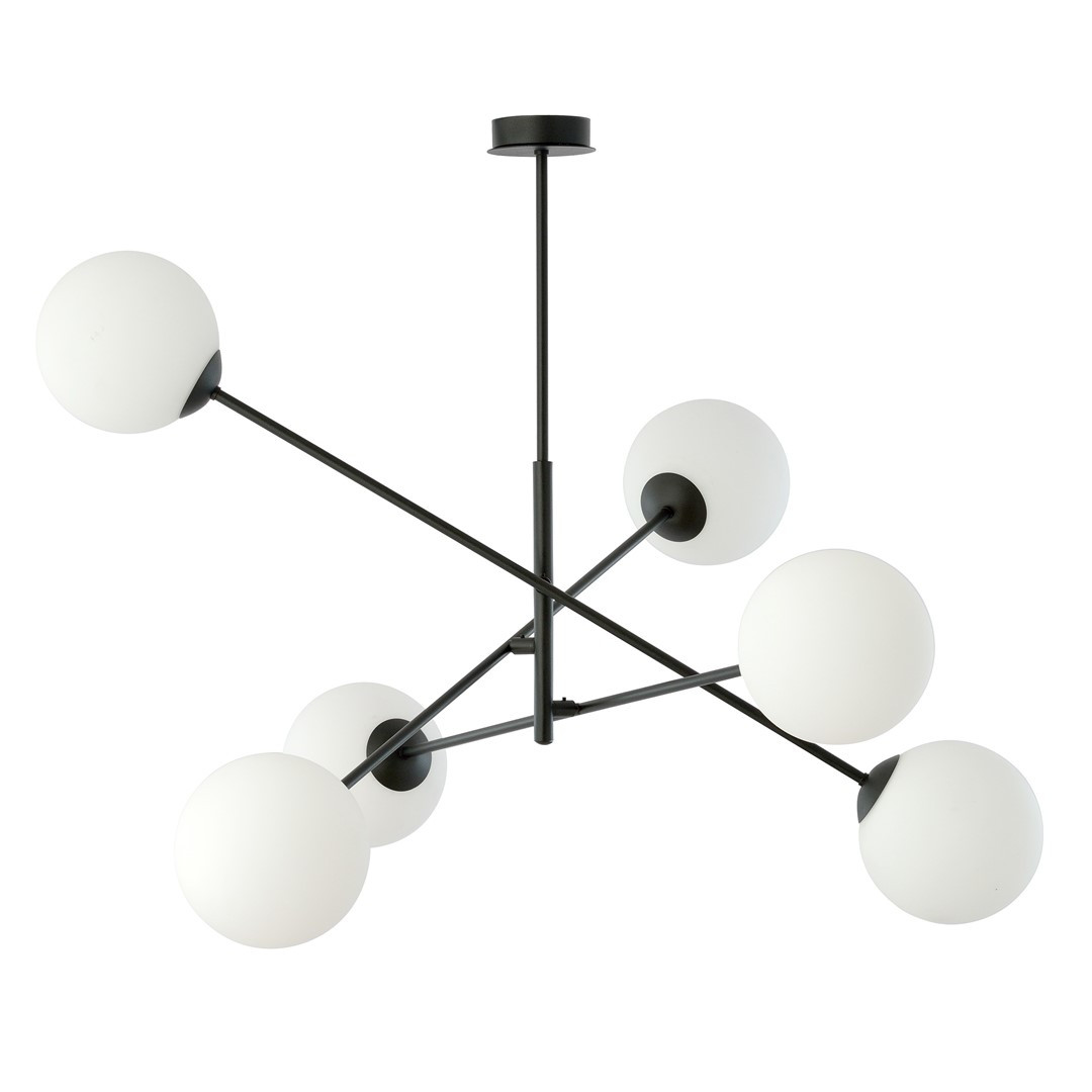 Lampa Sufitowa Linear 6 Black/Opal