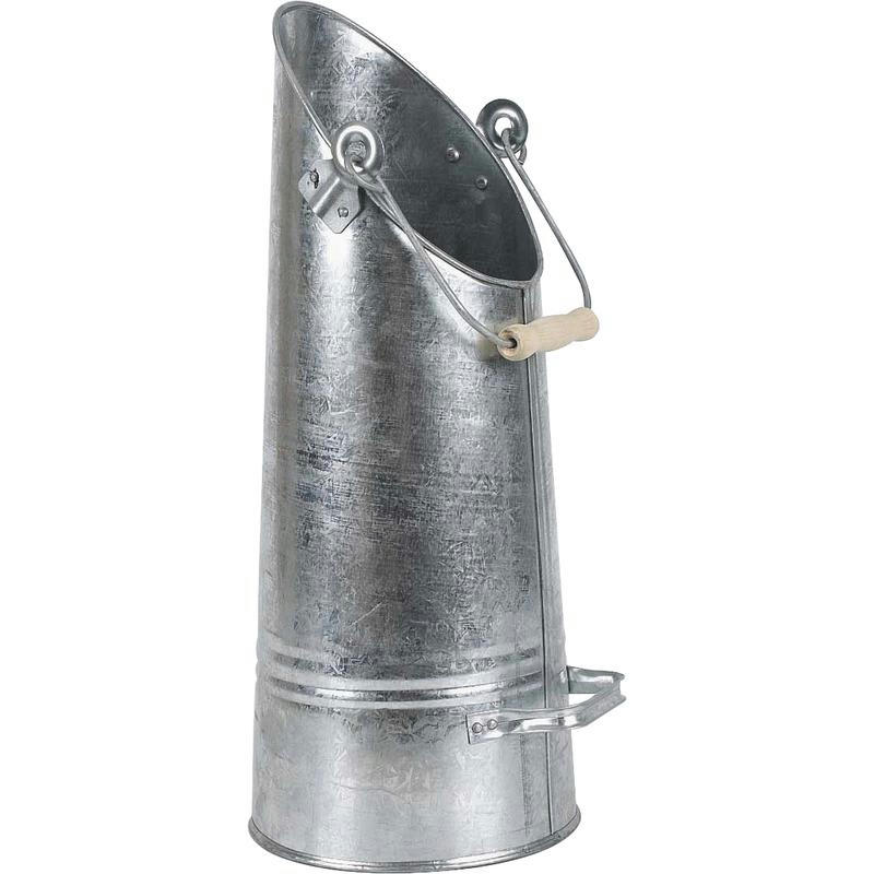- Seau à cendres en zinc