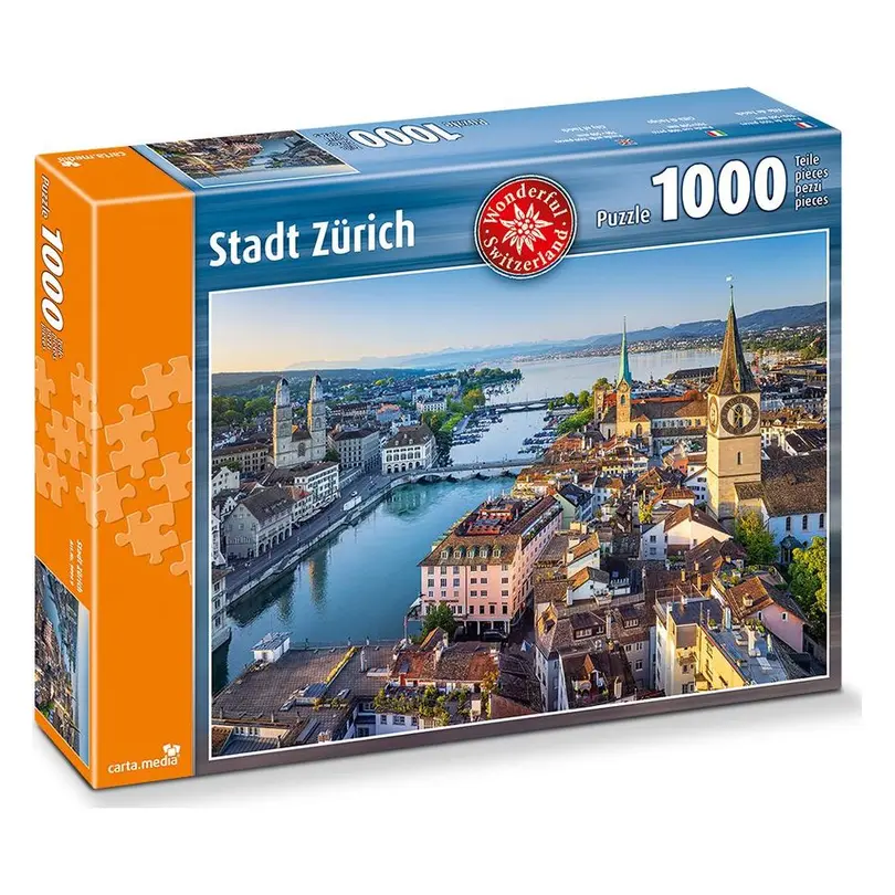 Puzzle 1000er-Set Zürich