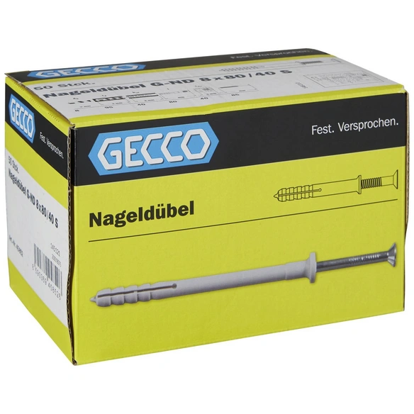 Nageldübel »G-ND«, 80 mm, Nylon