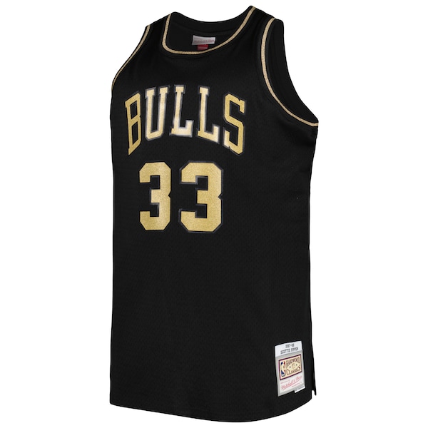 Scottie Pippen Chicago Bulls Big & Tall Hardwood Classics 1997/98 Swingman Jersey - Black