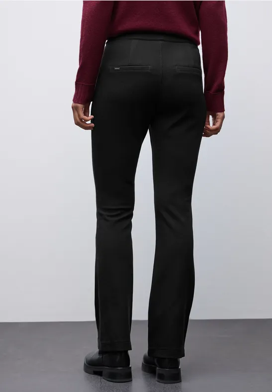 Bootcut Strukturhose