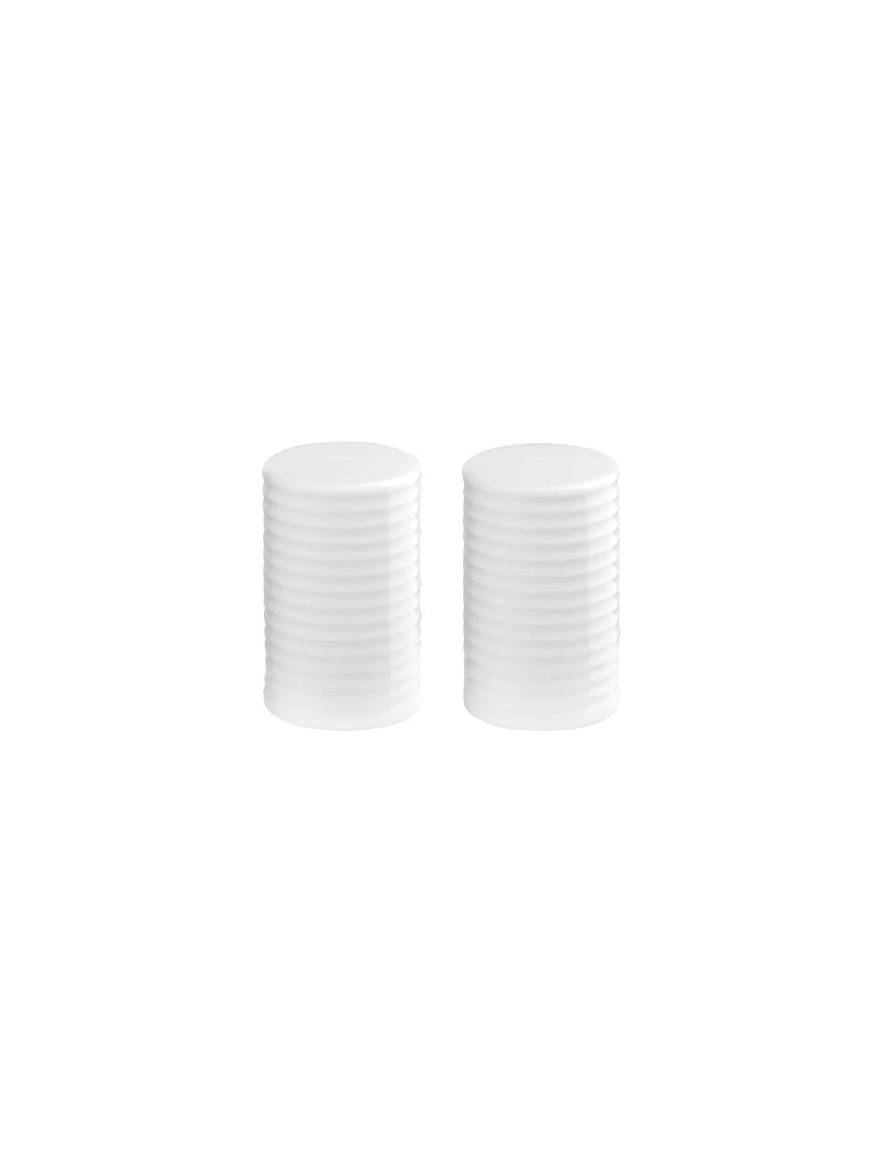 salz-/ pfefferstreuer set, white
