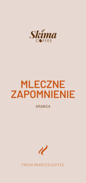 Kawa ziarnista 1kg Mleczne Zapomnienie 100% Arabica Świeżo Palona