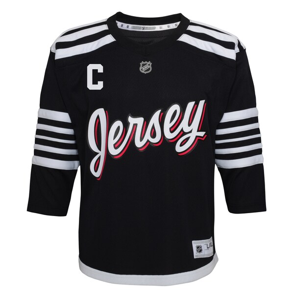 Nico Hischier New Jersey Devils 2021/22 Alternate Replica Player Jersey - Black