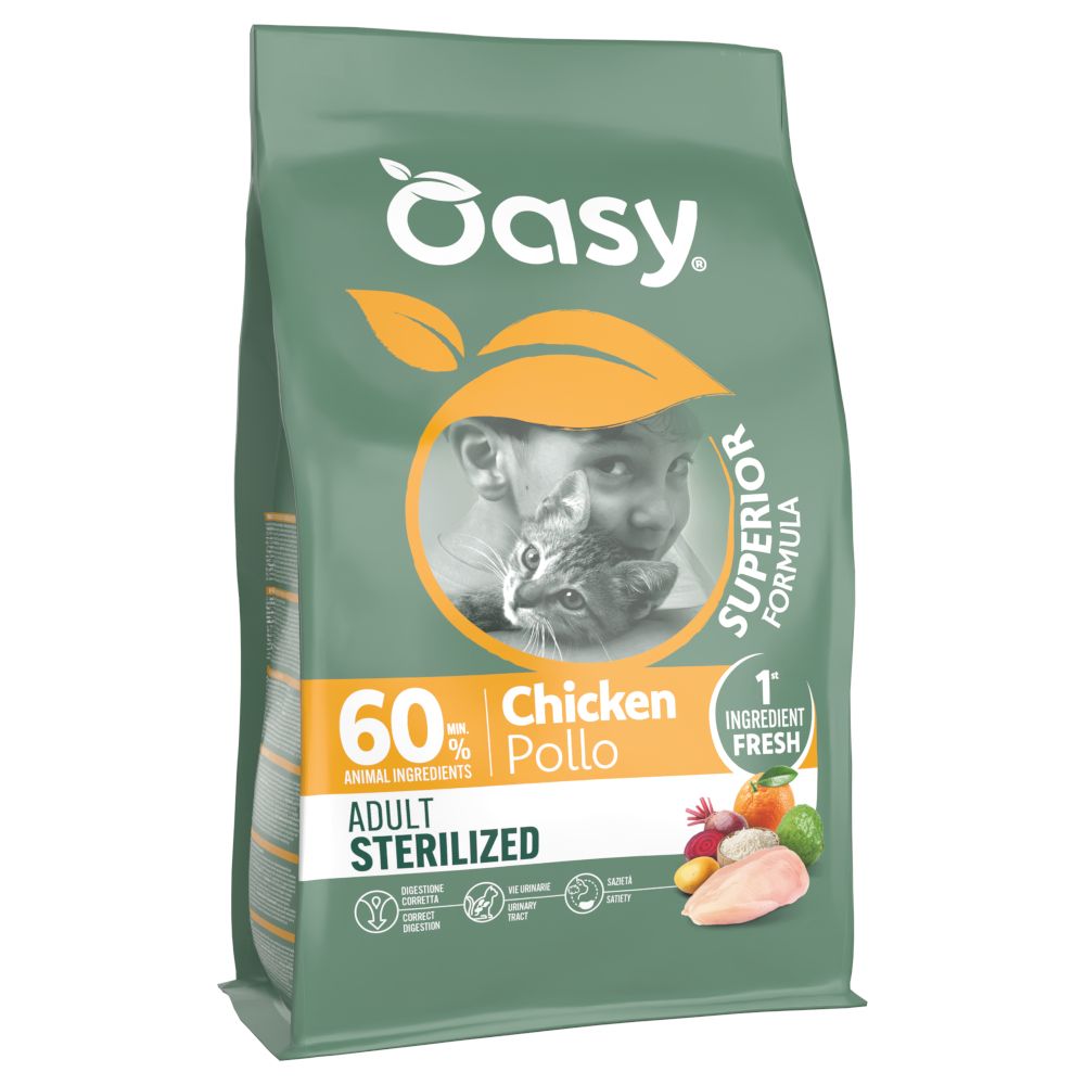 Oasy Dry Cat Superior Adult Sterilised Chicken