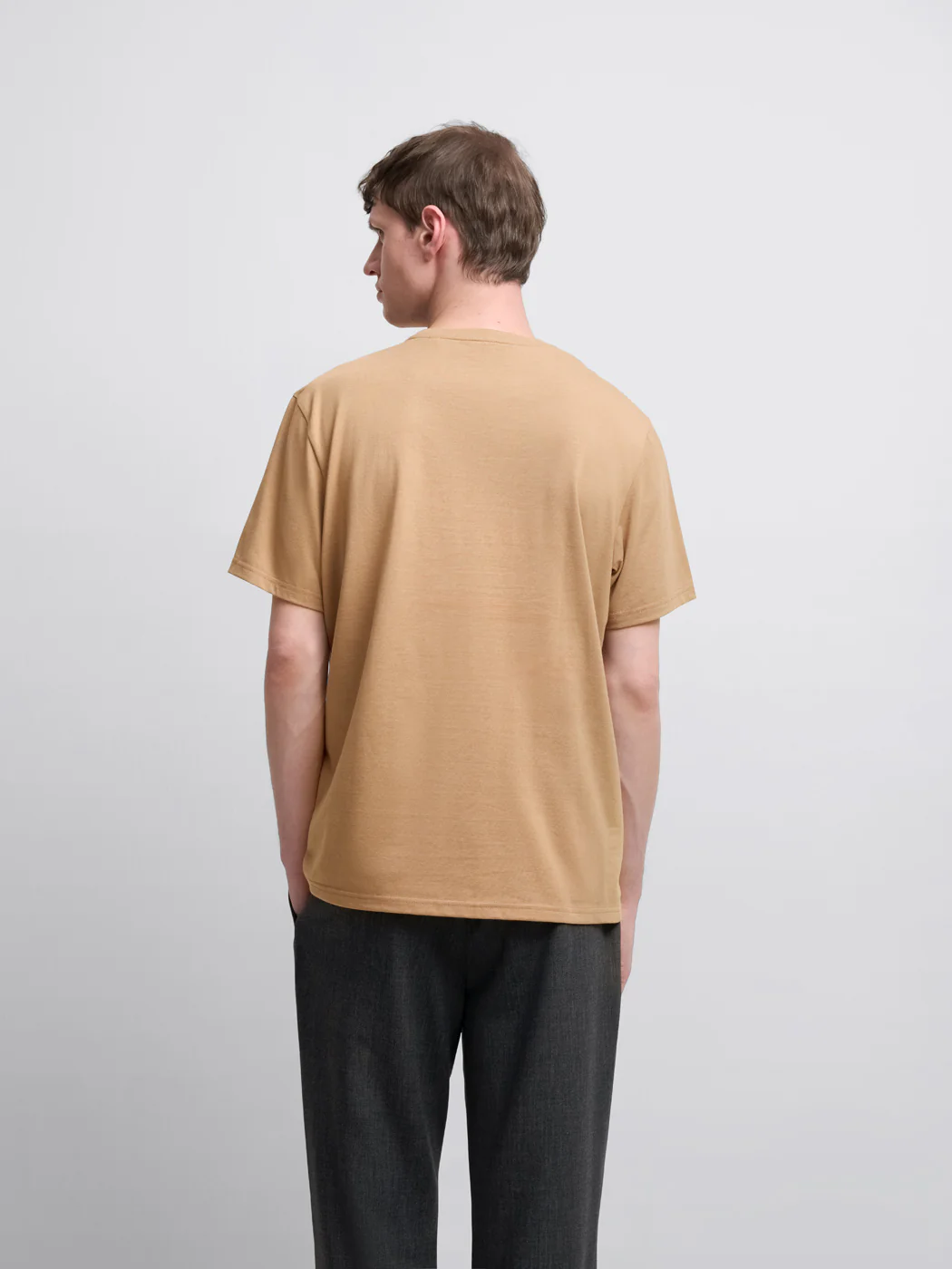 T-shirt col rond en coton Supima®