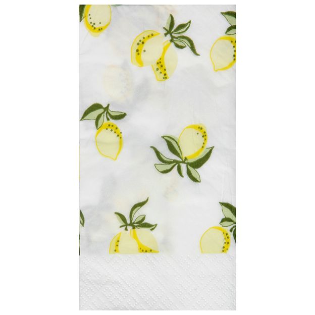 GUARDANAPO 39 CM X 39 CM PACOTE COM 20 PEÇAS LEMON