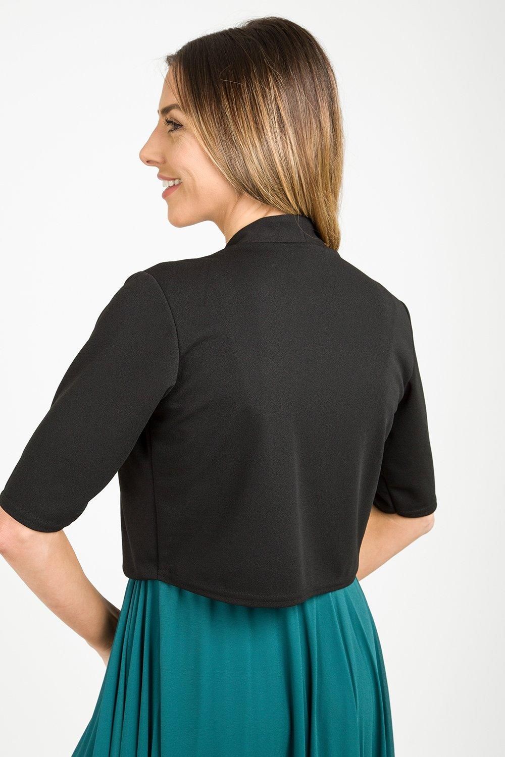 KRISP Half Sleeve Tailored Open Occasion Shrug