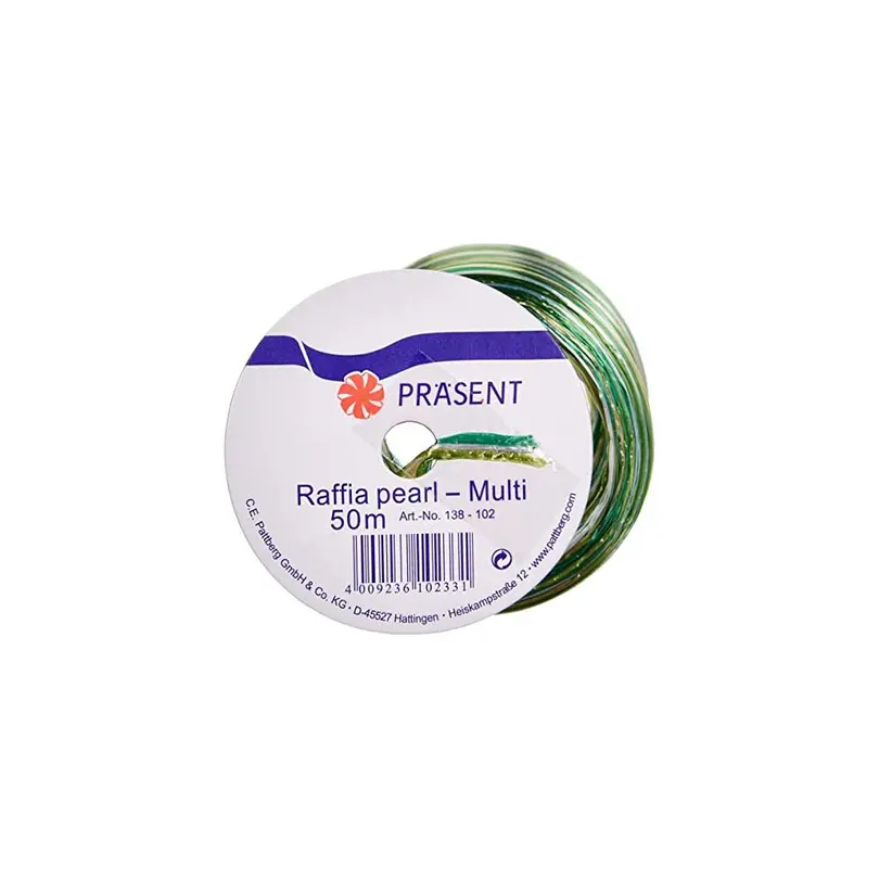 Geschenkband Raffia Pearl