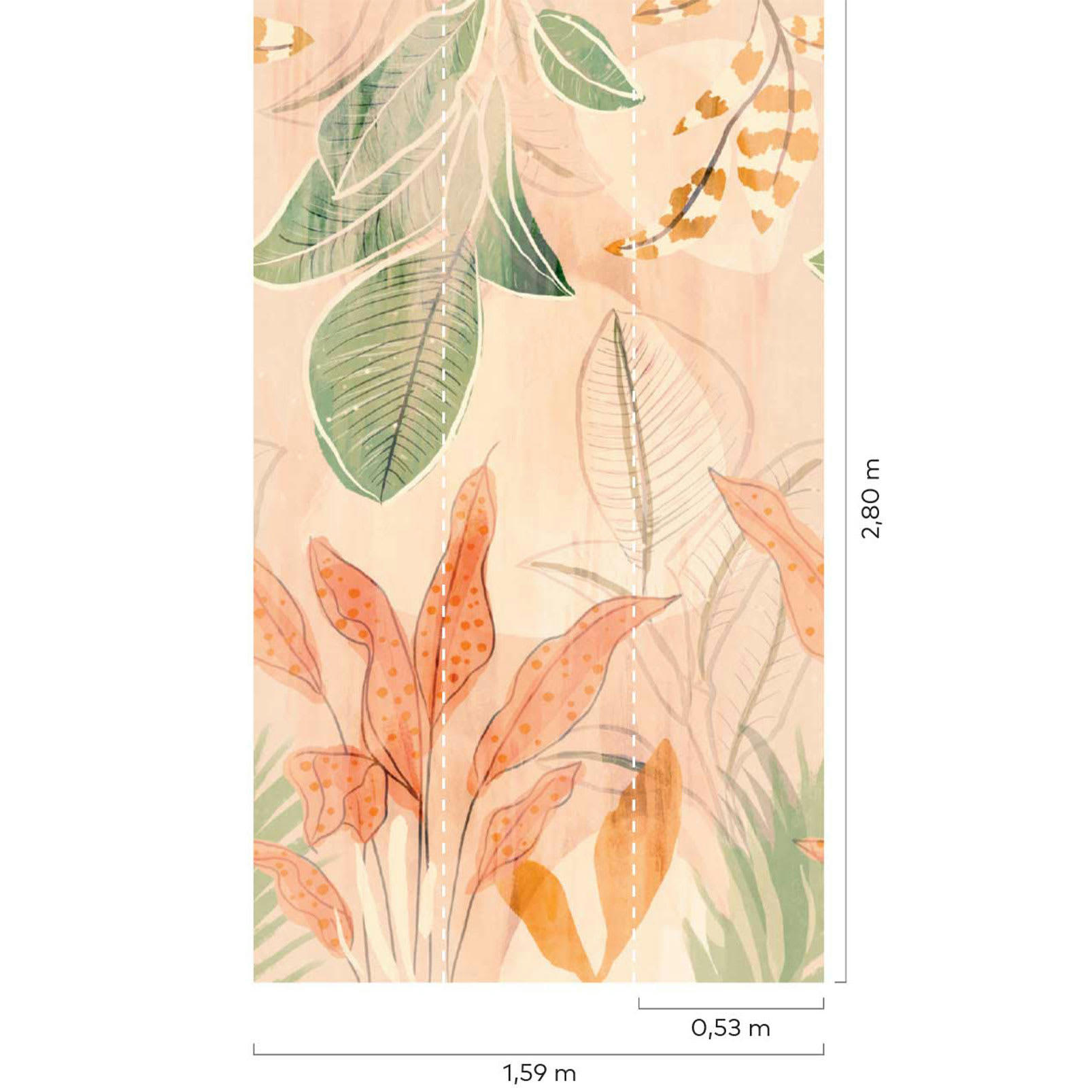 - Papier peint Pastel spirit 159x280 cmcm