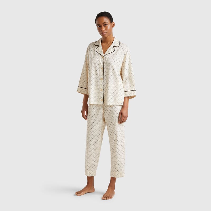 Flowy pyjamas with print