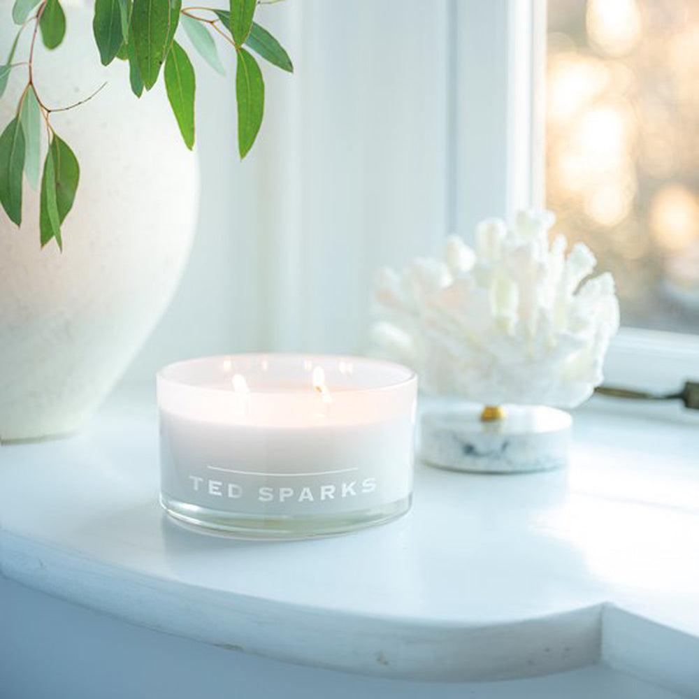 Ted Sparks Magnum Geurkaars - Fresh Linen