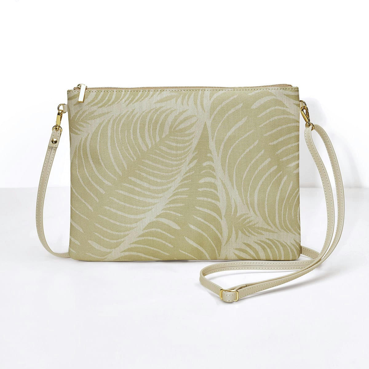 PALME - Pochette en coton orange 28 x 21