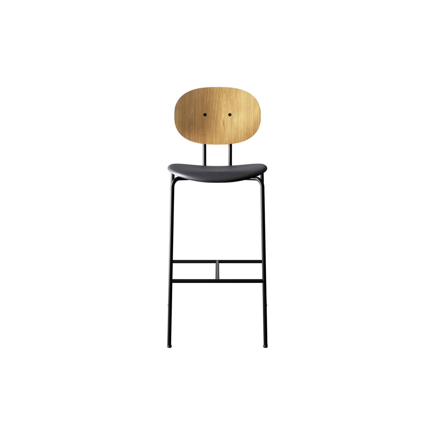 PIET HEIN Bar Chair, olieret eg/Solid Black 509