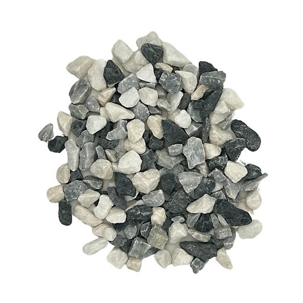 PACK Gravier Marbre Multicolore Sombre 8/16 mm   Géotextile - 3 Big Bag de Gravier (- 45m²)   Géotex 50m2 - Livraison PREMIUM